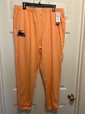 Lacoste Men’s Peach-Orange Jogger Pants